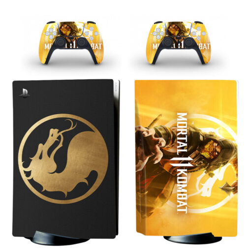 Mortal Kombat 11 PS5 Disc Edition Skin Sticker Decal Cover for PlayStation