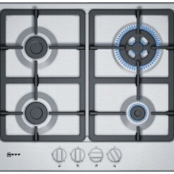 Neff N50 T26BB59N0 Cast Iron Gas Hob - Stainless Steel