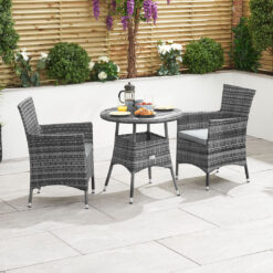 Nikolas Bistro Set with Cushions