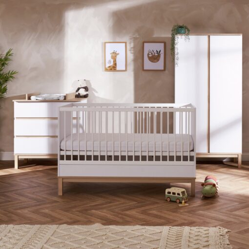 Obaby Astrid 3 Piece Nursery Furniture Set - White