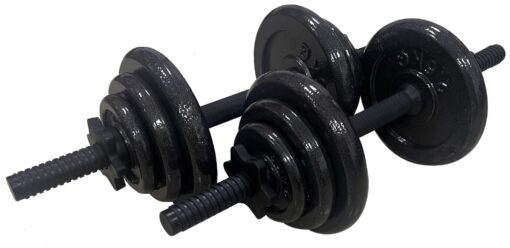 Opti Cast Iron Dumbbell Set - 20kg