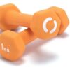 Opti Neoprene Dumbbell Set - 2 x 1kg