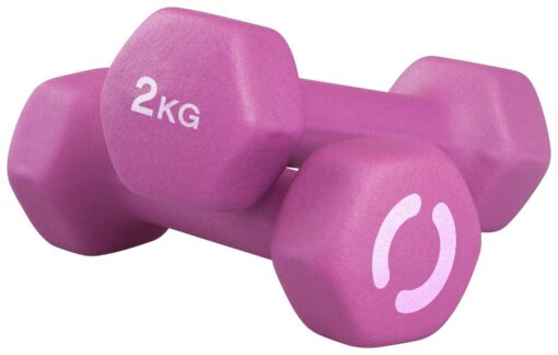 Opti Neoprene Dumbbell Set - 2 x 2kg