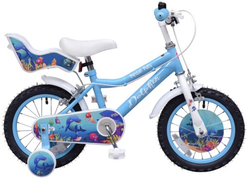 Pedal Pals Dolphin 14 Inch Wheel Size Kids Mountain Bike