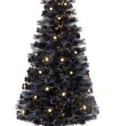 Premier Decorations 6ft Fibre Optic Christmas Tree - Blue