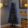 Premier Decorations 6ft Fibre Optic Slim Christmas Tree