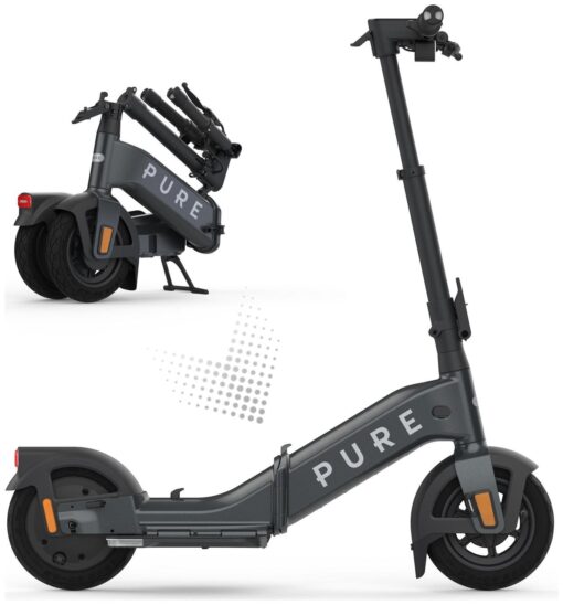 Pure Advance Flex Electric Scooter for Adults - Grey