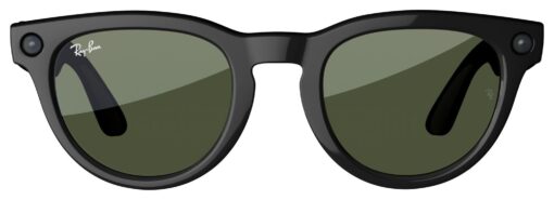 Ray-Ban Meta Headliner LBF, Shiny Black, Plano G15 Green