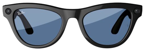 Ray-Ban Meta Skyler, Shiny Black, Transitions Cerulean Blue