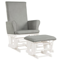 Rocker Glider with Ottoman Set Nursery Rocking Chair and Ottoman Set