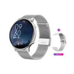 (Silver mesh, GPS Motion Track) New Smart Watch WoMen For Samsung 1.39'' IPS Display Voice Calling Health