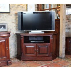 Solid Wood Corner TV Stand for TVs up to 50"