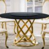 Stoffel 128 Cm Pedestal Dining Table