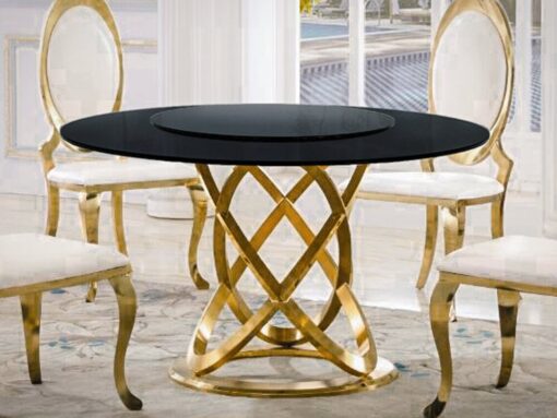 Stoffel 128 Cm Pedestal Dining Table