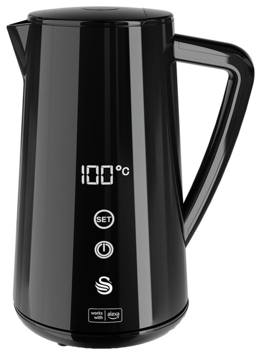 Swan SK14650BLKN Alexa Smart Kettle - Black