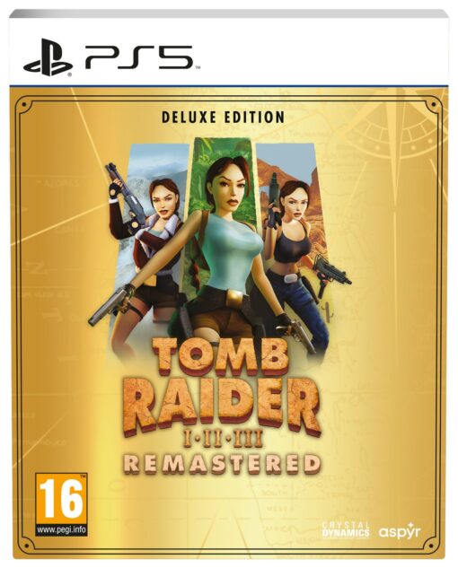 Tomb Raider I-III Remastered Deluxe Edn PS5 Game Pre-Order