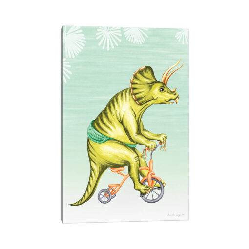 Triceratops On Bike