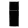 Willow 138L Black Top Mount Fridge Freezer with Adjustable Thermostat