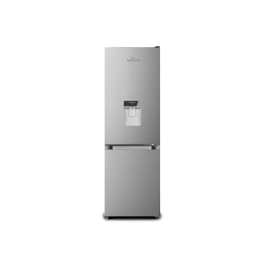 Willow 250L Inox 70/30 Fridge Freezer, Water Dispenser, No Frost