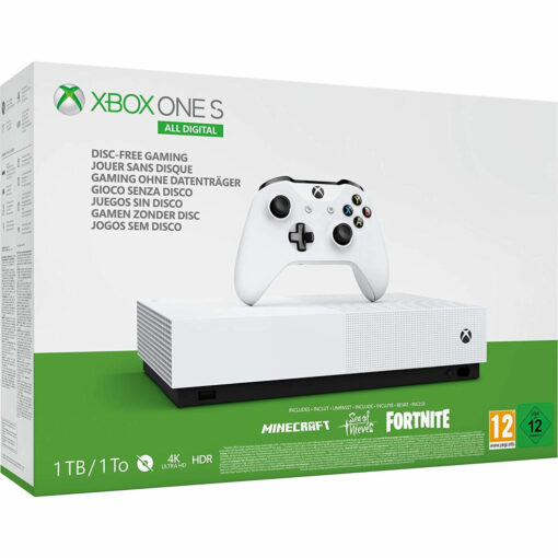 Xbox One S 1TB All-Digital (Minecraft / Sea of Thieves / Fortnite)