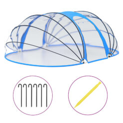 vidaXL Pool Dome Oval 530x410x205 cm Swimming Pool Cover Tent Spa Accessory