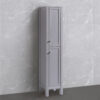 1600mm Traditional Tall Cabinet Cupboard Floor Standing Storage Furniture Unit Matte Grey