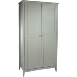 2 Door Wardrobe - mdf - 94.5 x 52 x 182 cm - Grey