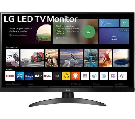 27" LG 27TQ615S-PZ Smart Full HD LED TV Monitor, Black