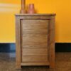 3 Drawer Bedside Table Oak Veneer Bedside Tables - Type b - Oak