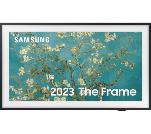 32" SAMSUNG The Frame Art Mode QE32LS03CBUXXU Smart Full HD HDR QLED TV with Bixby & Alexa, Black