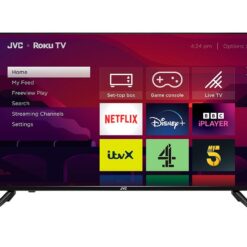 40" JVC LT-40CR330 Roku TV Smart Full HD HDR LED TV, Black