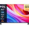 40" TCL 40SF540K Fire TV Smart Full HD HDR LED TV with Google Assistant & Amazon Alexa, Black