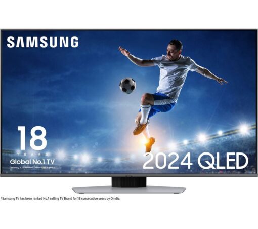 50" SAMSUNG QE50Q80DATXXU Smart 4K Ultra HD HDR QLED TV with Bixby & Alexa, Black