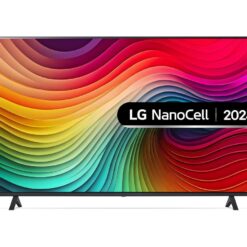 55" LG 55NANO81T6A Smart 4K Ultra HD HDR LED TV with Amazon Alexa, Silver/Grey