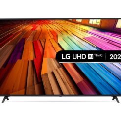 55" LG 55UT80006LA Smart 4K Ultra HD HDR LED TV with Amazon Alexa, Silver/Grey