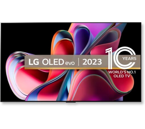 55" LG OLED55G36LA Smart 4K Ultra HD HDR OLED TV with Amazon Alexa, Silver/Grey