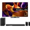 55" LG OLED55G46LS Smart 4K Ultra HD HDR OLED TV with Amazon Alexa & US70TR 5.1.1 Wireless Sound Bar with Dolby Atmos Bundle, Silver/Grey