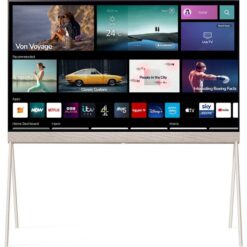 55" LG Objet Collection Posé 55LX1Q6LA Smart 4K Ultra HD HDR OLED TV with Google Assistant & Amazon Alexa - Beige, Cream