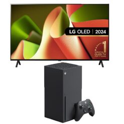 55" Lg OLED55B46LA Smart 4K Ultra HD HDR OLED TV & Xbox Series X (1 TB) Bundle, Black