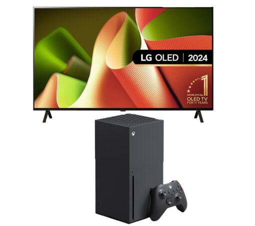 55" Lg OLED55B46LA Smart 4K Ultra HD HDR OLED TV & Xbox Series X (1 TB) Bundle, Black