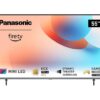 55" Panasonic TV-55W95AEB Smart 4K Ultra HD HDR Mini LED TV with Amazon Alexa, Black