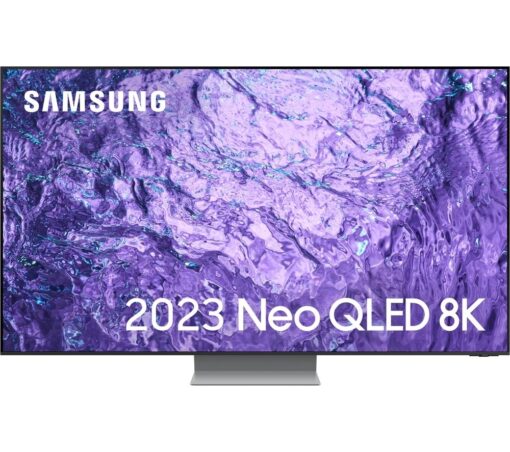 55" SAMSUNG QE55QN700CTXXU Smart 8K HDR Neo QLED TV with Bixby & Alexa, Silver/Grey,Black