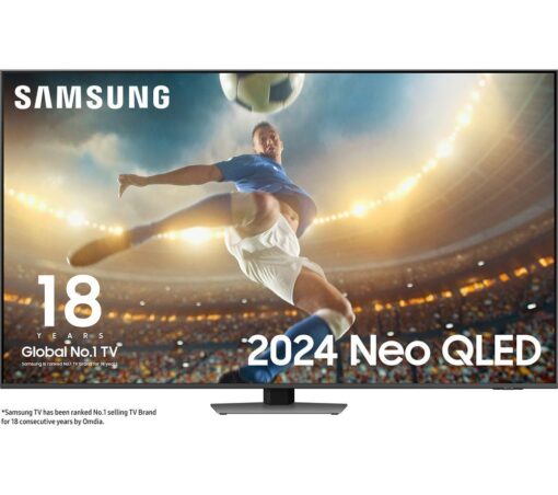 55" SAMSUNG QE55QN90DATXXU Smart 4K Ultra HD HDR Neo QLED TV with Bixby & Alexa, Black