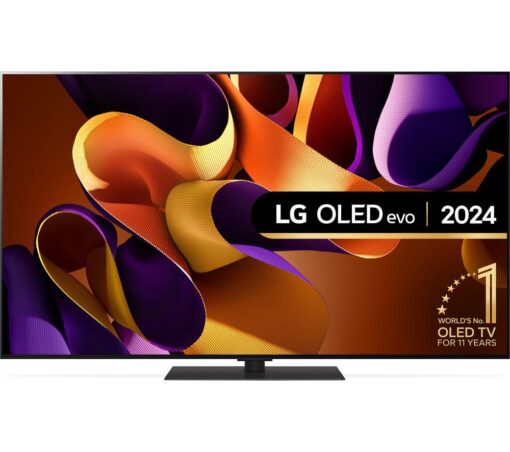 65" LG OLED65G46LS Smart 4K Ultra HD HDR OLED TV with Amazon Alexa, Silver/Grey