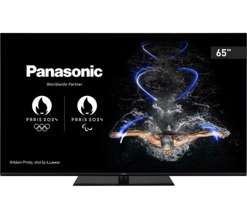 65" PANASONIC TX-65MZ800B Smart 4K Ultra HD HDR OLED TV with Google Assistant, Black