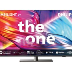 65" PHILIPS The One Ambilight 65PUS8949/12 Smart 4K Ultra HD HDR LED TV, Silver/Grey