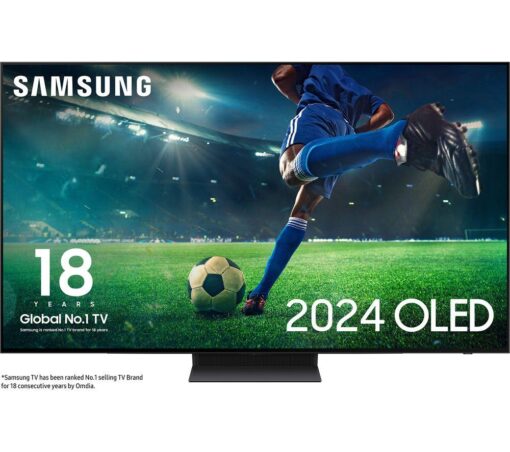 65" SAMSUNG QE65S90DATXXU Smart 4K Ultra HD HDR OLED TV with Bixby & Amazon Alexa, Black