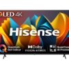 75" HISENSE 75E7NQTUK Smart 4K Ultra HD HDR QLED TV with Amazon Alexa, Black