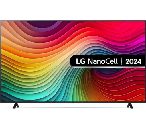 75" LG 75NANO81T6A Smart 4K Ultra HD HDR LED TV with Amazon Alexa, Silver/Grey