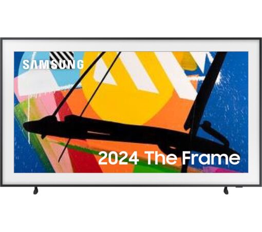 75" SAMSUNG The Frame Art Mode QE75LS03DAUXXU Smart 4K Ultra HD HDR QLED TV with Wall Mount, Black